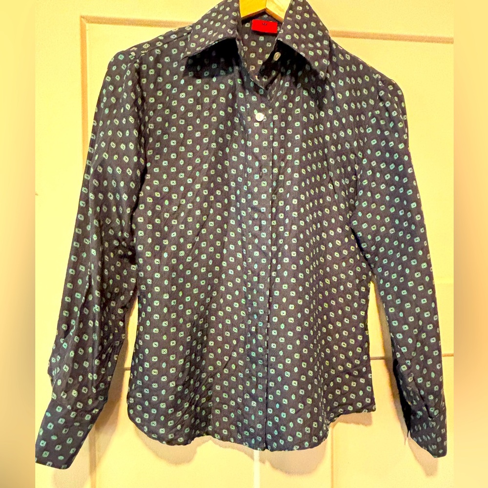 Silk button up shirt